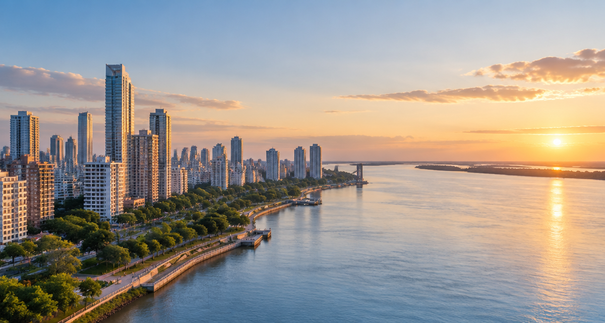 Skyline de Rosario, Argentina, sede del World Compliance Forum 2027
